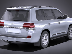 Toyota Land Cruiser 2018 vray 3D-Modell