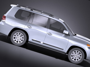 Toyota Land Cruiser 2018 vray 3D-Modell