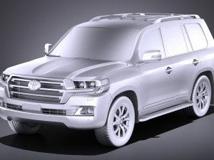 Toyota Land Cruiser 2018 vray 3D-Modell