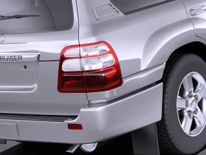 Toyota Land Cruiser J100 1997-2007 vray 3D Model