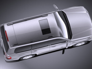 Toyota Land Cruiser J100 1997-2007 vray Modello 3D