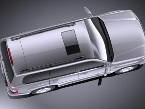 Toyota Land Cruiser J100 1997-2007 vray 3D Model