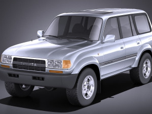Toyota Land Cruiser j80 1989-1997 vray 3Dモデル
