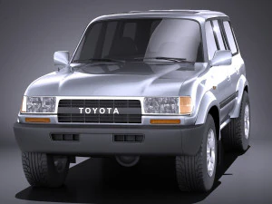 Toyota Land Cruiser j80 1989-1997 vray 3D Model