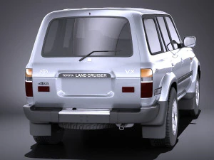 Toyota Land Cruiser j80 1989-1997 vray 3D Model