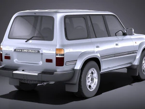 Toyota Land Cruiser j80 1989-1997 vray 3D Model