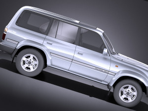 Toyota Land Cruiser j80 1989-1997 vray Modelo 3D