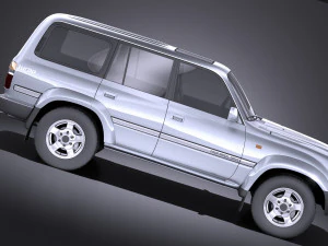 Toyota Land Cruiser j80 1989-1997 vray 3D Model