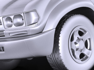 Toyota Land Cruiser j80 1989-1997 vray Modelo 3D