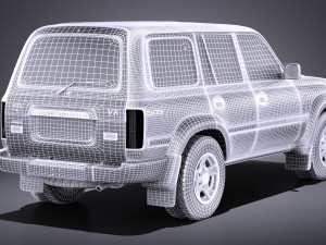 Toyota Land Cruiser j80 1989-1997 vray Modelo 3D