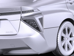 Toyota mirai 2018 vray 3D Model