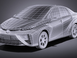 Toyota mirai 2018 vray 3D Model