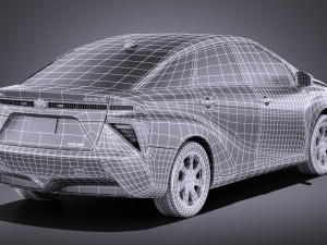 Toyota mirai 2018 vray 3D Model