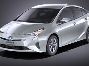 Toyota Prius 2018 vray 3Dモデル
