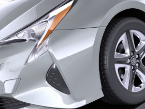 Toyota Prius 2018 vray Modello 3D