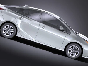 Toyota Prius 2018 vray 3D Model
