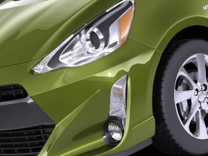 Toyota Prius C 2016 vray 3D Model