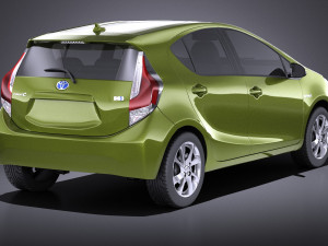 Toyota Prius C 2016 vray 3D Модель
