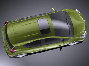 Toyota Prius C 2016 vray 3D Model