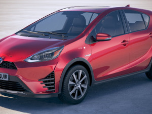 Toyota Prius C 2018 Modèle 3D