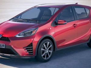 Toyota Prius C 2018 3D Model