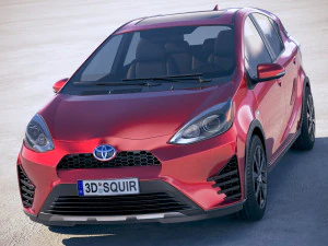 Toyota Prius C 2018 3D Model