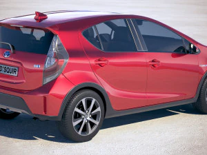 Toyota Prius C 2018 3D Model