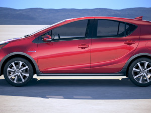Toyota Prius C 2018 3D Модель