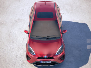 Toyota Prius C 2018 3D Модель
