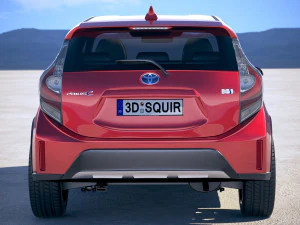 Toyota Prius C 2018 3D Model