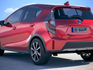 Toyota Prius C 2018 3D Модель