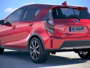 Toyota Prius C 2018 3D Model