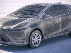 Toyota Prius C 2018 3D Модель