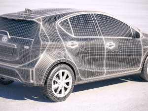 Toyota Prius C 2018 3D Модель