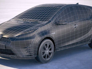 Toyota Prius C 2018 3D Model