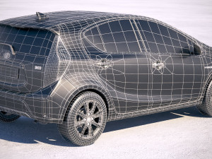 Toyota Prius C 2018 3D Модель