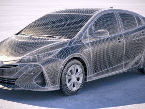 Toyota Prius Prime 2018 3D Model