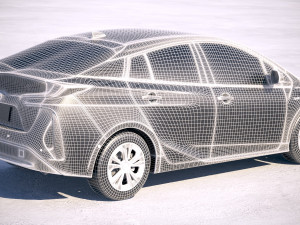 Toyota Prius Prime 2018 3D Model