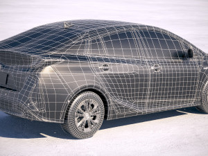 Toyota Prius Prime 2018 3D Model