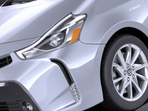 Toyota Prius V 2017 vray 3D Modell