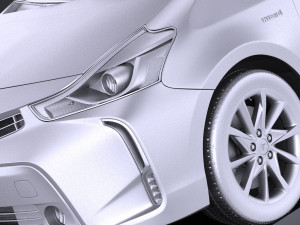 Toyota Prius V 2017 vray 3D Modell