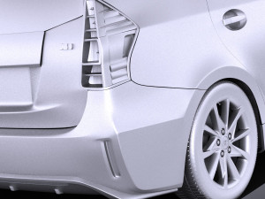 Toyota Prius V 2017 vray 3D Modell