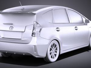 Toyota Prius V 2017 vray 3D Modell
