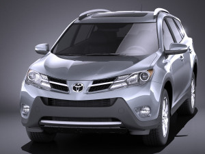 Toyota RAV4 2014 vray Modelo 3D