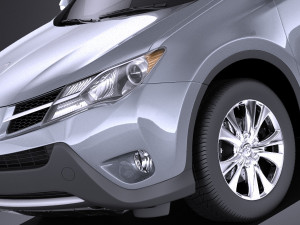 Toyota RAV4 2014 vray Modelo 3D