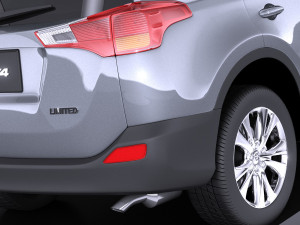 Toyota RAV4 2014 vray Modelo 3D