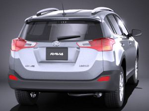 Toyota RAV4 2014 vray Modelo 3D