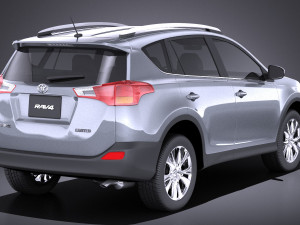 Toyota RAV4 2014 vray Modelo 3D