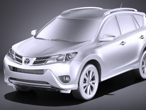 Toyota RAV4 2014 vray Modelo 3D