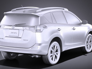 Toyota RAV4 2014 vray Modelo 3D